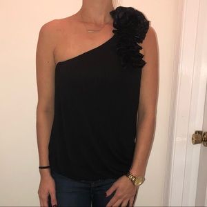 One shoulder dress shirt